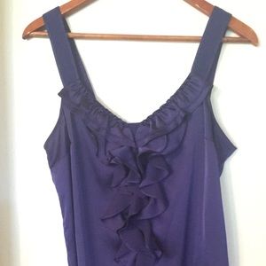 Royal blue satin Cami.